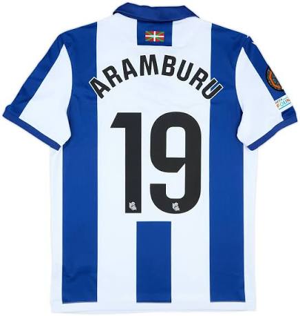 24/25 REAL SOCIEDAD HOME - 19 ARAMBURU / LA LIGA