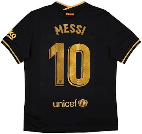 20/21 BARCELONA VISITANTE #10 MESSI UCL